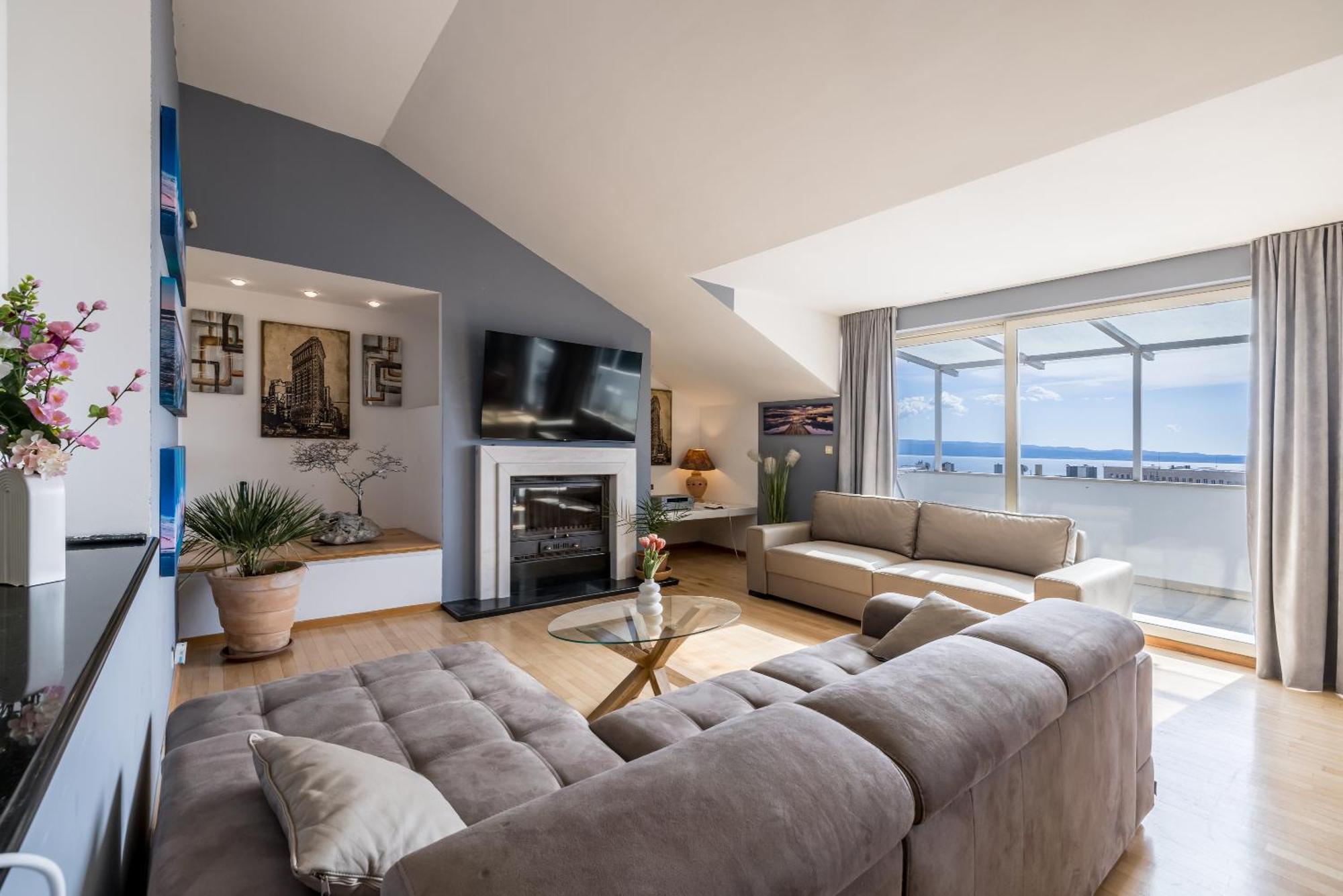 Urban Utopia Penthouse With Private Parking Split Exterior foto